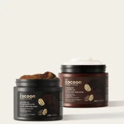 Combo of exfoliating and moisturizing the body from Dak Lak coffee