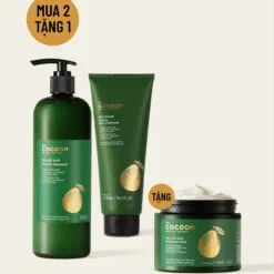 Cocoon sulfate-free grapefruit shampoo and conditioner combo to reduce hair loss - free 200ml grapefruit hair conditioner